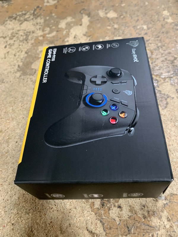 Photo 1 of EasySMX Wireless Gaming Controller for Windows PC/Steam Deck/PS3/Android TV BOX, Dual Vibrate Plug and Play Gamepad Joystick with 4 Customized Keys, Battery Up to 14 Hours, Work for Nintendo Switch