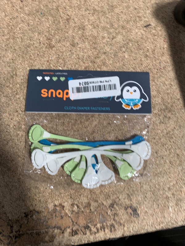 Photo 1 of [Original 5-pack] Snappi Cloth Diaper Fasteners - Replaces Diaper Pins - Use with Cloth Prefolds and Cloth Flats