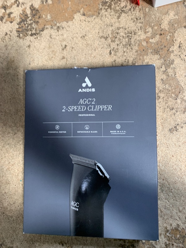 Photo 1 of ***SEE NOTES ***Andis 24675 UltraEdge 2-Speed Detachable Blade Pet/Dog Clipper – Runs Cool & Quiet, Designed with Two-Speed Rotary Motor & Shatter-Proof Housing - For All Coats & Breeds - 120 Volts, Black