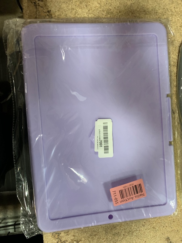 Photo 1 of **SEE NOTES***ANZNKU Storage Clipboard Heavy Duty, Clipboard with Storage 13x9.6 inches, Side Opening Plastic Clipboards, Nursing Clip Board Foldable, Letter Size Smooth Writing for Work, Study(Light Purple)