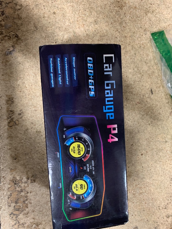 Photo 1 of Obd2 Gauge Display for Cars P4, Digital Speedometerwith Overspeed, RPM, Water Temperature, Voltage Alarm, Heads Up Display Suitable for All Car