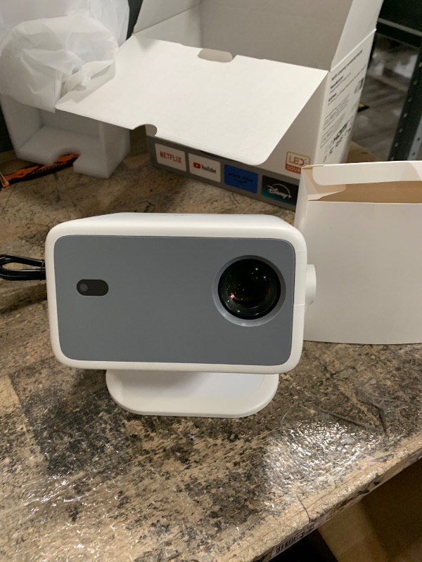 Photo 1 of [Netflix Officially & AI Auto Focus] Portable Projector Native1080P Support 4K Parse WIFI6 5G Wireless 5.0 Bluetooth Android 13,800ANSI,360° Rotatable, Auto Keystone Correction Video Projecto