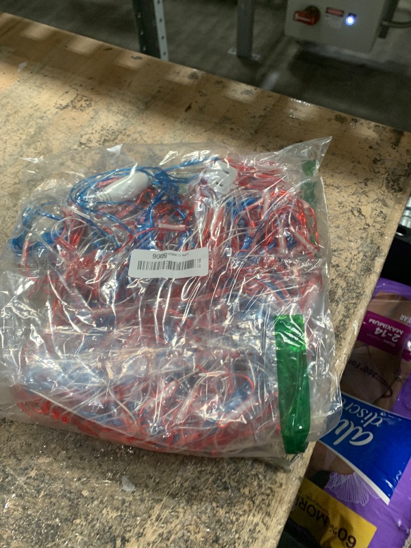 Photo 1 of (New) FUNIAO American Flag Lights, 420 LED USA Flag Net Lights, Outdoor Waterproof Patriotic Lights Hanging Ornaments for Memorial Day, 4th of July, Flag Day, Presidential Election, Christmas