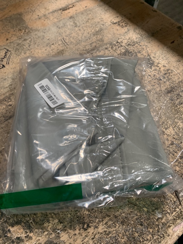 Photo 1 of (BAGGED) RYB HOME 24 inch Curtains for Kitchen Room Darkening Privacy Mini Curtain for RV Camper Bathroom Small Window, Width 29 x Length 24 inch, 2 Panels Set, Grayish Green