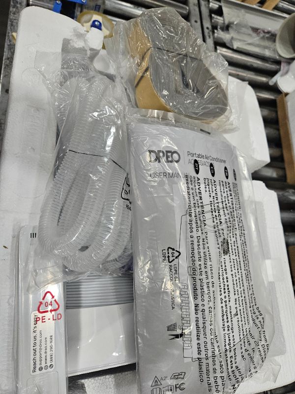 Photo 1 of ***PARTS ONLY***Dreo Portable Air Conditioners, 14000 BTU AC Unit for Bedroom with Drainage-Free Cooling, 3-in-1 with Fan & Dehumidifier, Touch/APP/Voice/Remote, 24h Timer, Smart Floor AC for Room Indoors, AC516S