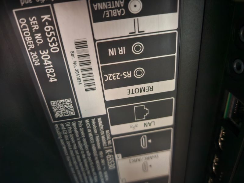 Photo 1 of ** BROKEN SCREEN, FINAL SALE ** Sony 65-Inch Class 4K Ultra HD BRAVIA 3 LED Smart TV with Google TV Dolby Vision HDR, PS5 Exclusive Features, 2024 Model K-65S30