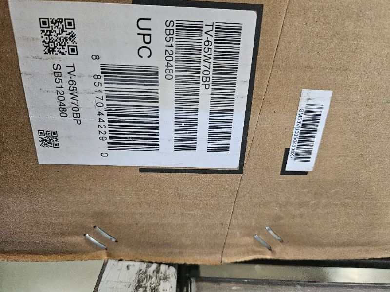 Photo 1 of ** BROKEN SCREEN, FINAL SALE ** Panasonic W70 Series (2025 Model) 65" LED 4K Ultra HD Smart Fire TV, Press & Ask Alexa, Apple AirPlay, HDR10+, HDMI 2.1, and Bluetooth Support - 65W70BP