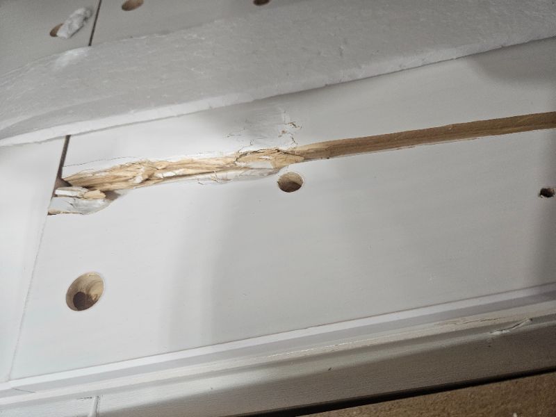 Photo 1 of Walker Edison Sloane 6-Drawer Groove Handle Solid Wood Dresser, 52 Inch, White