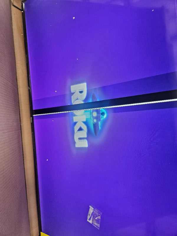 Photo 1 of ** BROKEN SCREEN FINAL SALE **Roku Smart TV 2025 – 50-Inch Select Series, 4K HDR TV – RokuTV with Enhanced Voice Remote – Flat Screen LED Television with Wi-Fi for Streaming Live Local News, Sports, Family Entertainment