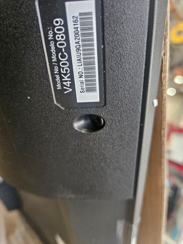 Photo 1 of ** BROKEN SCREEN FINAL SALE **VIZIO V-Series 50 Inch 4K UHD LED Smart TV, Bluetooth Capable, with Dolby Vision HDR HDR10+ HLG, DTS Virtual X, WiFi 6 Dual-Band, HDMI VRR and IQ Active (V4K50C-0809)