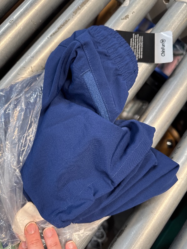 Photo 1 of (LARGE) (USED/FAIR) hinFun Women's Outdoor Quick Dry Pants Breathable Water-Resistant UPF50+ Camping Hikking Capri Pants Navy M