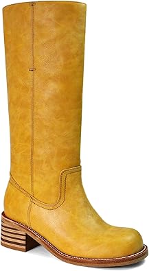 Photo 1 of 
Visit the UBWDU Store
UBWDU Women's Knee High Boots Chunky Block Heel Long Boots Square Toe Low Heel Boots for Women