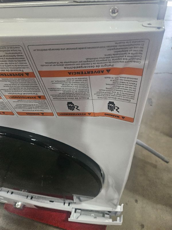 Photo 1 of ** FOR PARTS ONLY, FINAL SALE ** BLACK+DECKER Front Load Washer, 2.7 Cu. Ft. Compact Washing Machine with LED Display & 16 Cycles