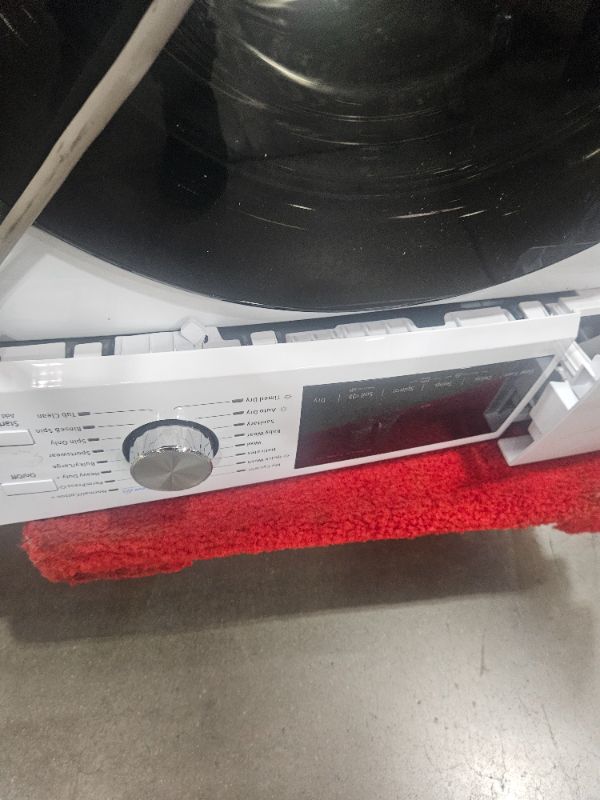 Photo 1 of ** FOR PARTS ONLY, FINAL SALE ** BLACK+DECKER Front Load Washer, 2.7 Cu. Ft. Compact Washing Machine with LED Display & 16 Cycles