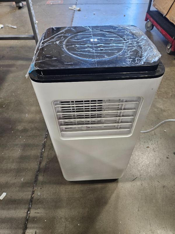 Photo 1 of 10,000 BTU Portable Air Conditioner for Rooms Up to 450 Sq.Ft, 3-In-1 Cooling, Dehumidifier & Fan with Remote, Ultra-Quiet 45dB, 24H Timer, Energy-Efficient & Easy-Move Design, Black Top