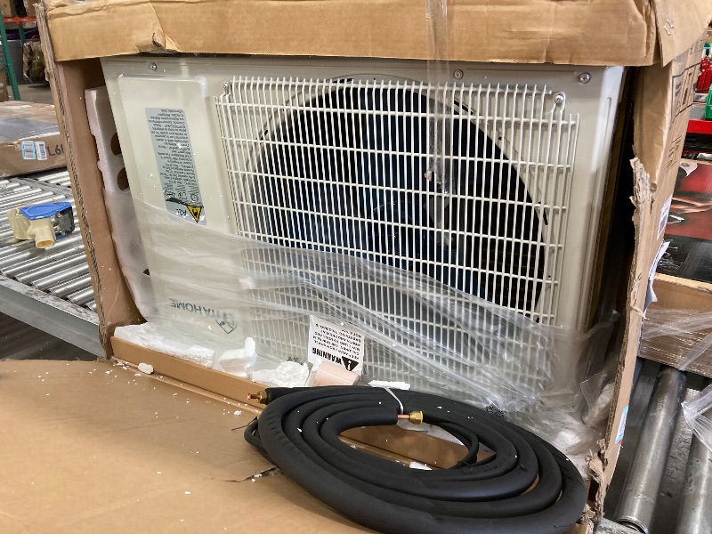 Photo 1 of YITAHOME 18000 BTU Mini Split Air Conditioner Heat Pump System, Wifi Enabled 19 SEER2 208-230V Inverter Ductless AC Cool Up to 1250 Sq. Ft, Compatible with Alexa, Complete Installation Kit, White