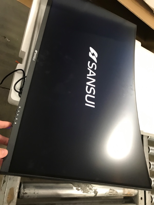 Photo 1 of SANSUI 32 Inch Curved 240Hz Gaming Monitor High Refresh Rate, FHD 1080P Gaming PC Monitor HDMI DP1.4, Curved 1500R, 1Ms MPRT, HDR,Metal Stand,VESA Compatible (ES-G32C3F DP Cable Included)