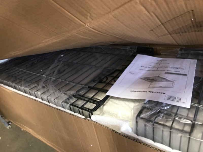 Photo 1 of ***PARTS ONLY***IDEALHOUSE Boucle Bed Frame Queen Size with LED Light Headboard, Charging Station and 4 Storage Drawers, Upholstered Platform Bed Frame with Wood Slats, No Box Spring Required, Easy Assembly, White