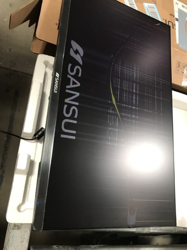 Photo 1 of *********SCREEN DAMAGED, NON-FUNCTIONAL, FINAL SALE*****************

SANSUI Monitor 24 inch 100Hz Computer Monitor?FHD 1080P PC Monitor?HDMI?FreeSync?HDR?Earphone Jack? Ergonomic Tilt for Home and Office