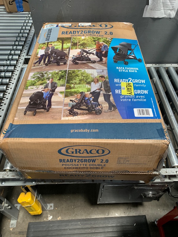 Photo 1 of Graco Ready2Grow 2.0 Double Stroller Features Bench Seat and Standing Platform Options, Rafa
