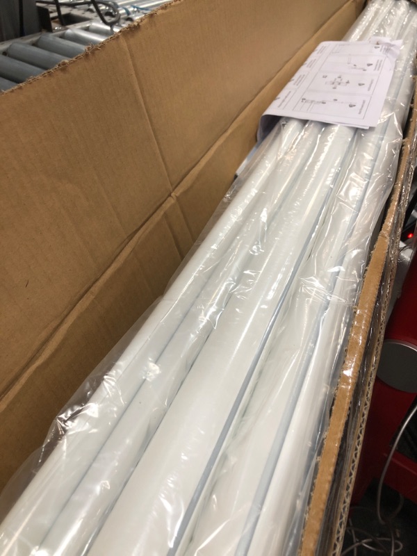 Photo 1 of ***Missing mounting brackets***

SMONTER Outdoor Sunshade Roller Shade 8'W x 8'H (96" Wx96 H), Exterior Cordless Roll Up Shades Blinds, UV Protection Shade Cloth with Crank Operation for Outside Windows Patio Porch Gazebo, Dark Grey