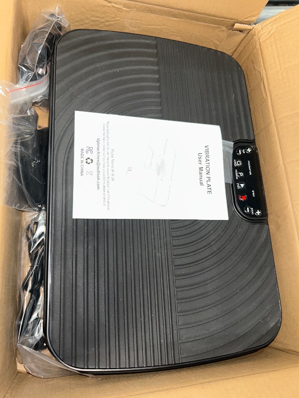 Photo 1 of ****************MISSING REMOTE***************

2025 Upgrade Vibration Plate Exercise Machine for Lymphatic Drainage,400Lbs Capacity Full-Body Workout Platform Vibrating Plate Pilates Equipment,Home Workout Equipment for Fitness Weight Loss-Black