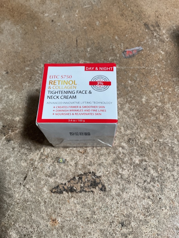 Photo 1 of *6/3/2028* Retinol Cream for Face, Anti-Aging Neck Cream for Tightening and Firming with Collagen & Hyaluronic Acid, Instant Face Lift Cream Face Moisturizer for Women & Men, Rapid Wrinkle Repair 3.4 fl. oz.