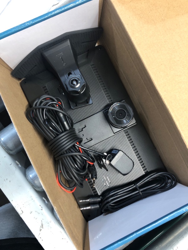 Photo 1 of (PARTS) (UNTESTED) Wireless Carplay with 4K Dash Cam, 9" Portable Carplay Screen for Car, Apple Carplay & Android Auto Car Satellite Radio with 1080P Backup Camera, GPS Navigation/Mirror Link/Voice Control/Bluetooth