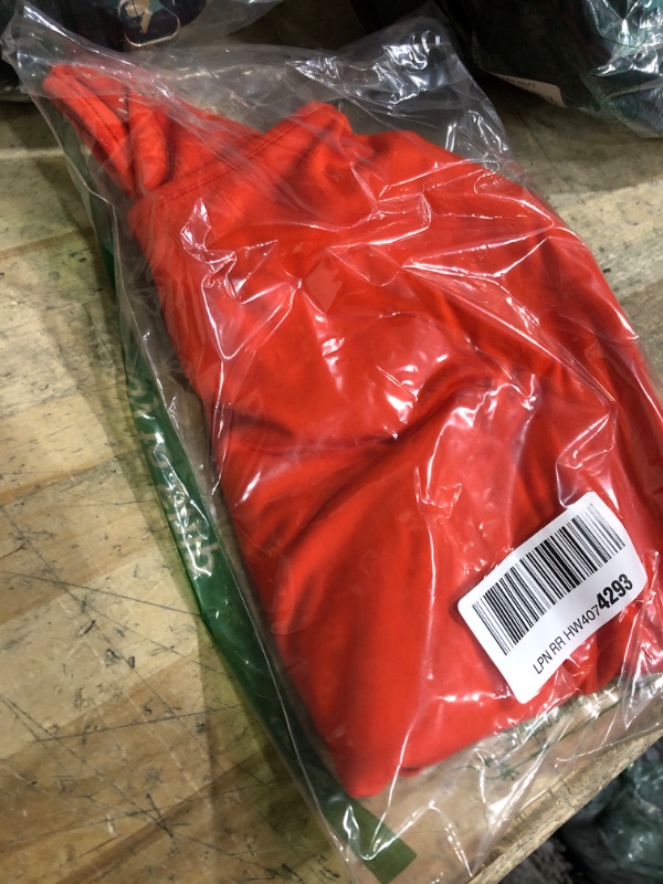 Photo 1 of (USED/FAIR) (LARGE) (BAGGED) REORIA Women's Red Short Sleeve Body Suits Fashion T-shirt Tops Round Neck Bodysuits for women Large