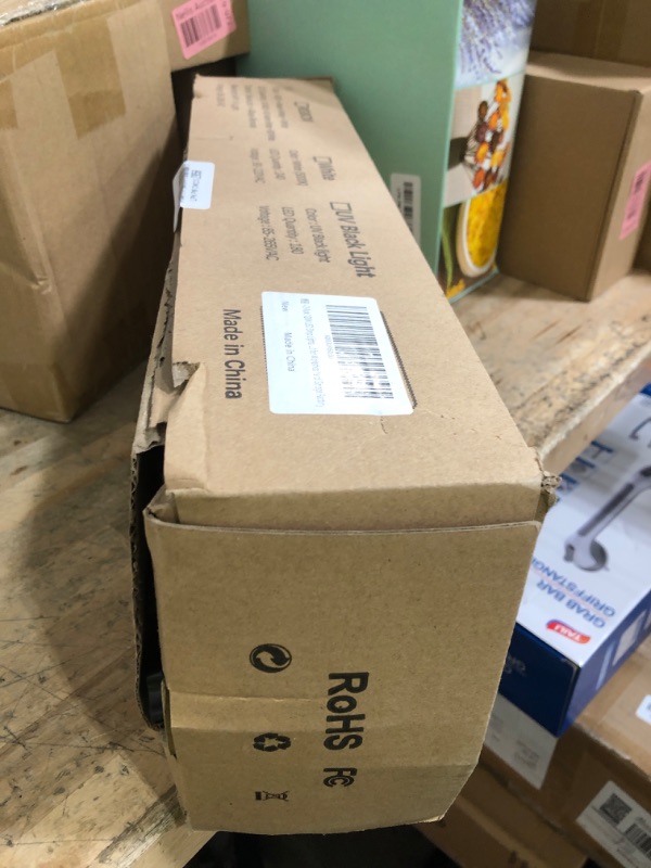 Photo 1 of 2 Pack 120W Super Bright LED Shop Lights, 1000W Equiv 16000lm IP66 Waterproof Outdoor Flood Light, 5000K Daylight White LED High Bay Light for Workshop Yard Garage Factory