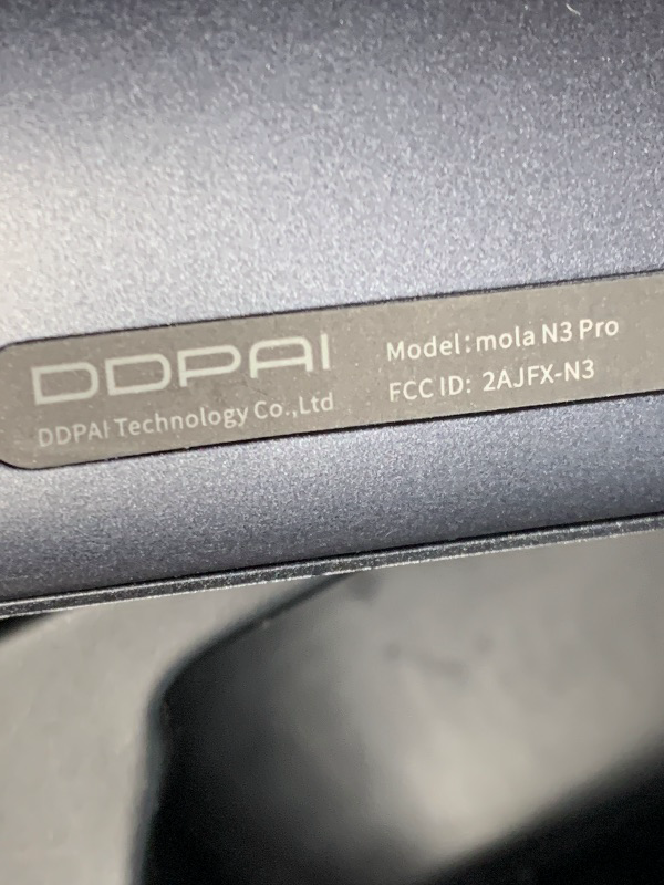 Photo 1 of (missing cords) DDPAI 2.5K Dash Cam Front and Rear, 1600P+1080P Dual Dash Camera for Cars with APP, Built-in WiFi, Night Vision