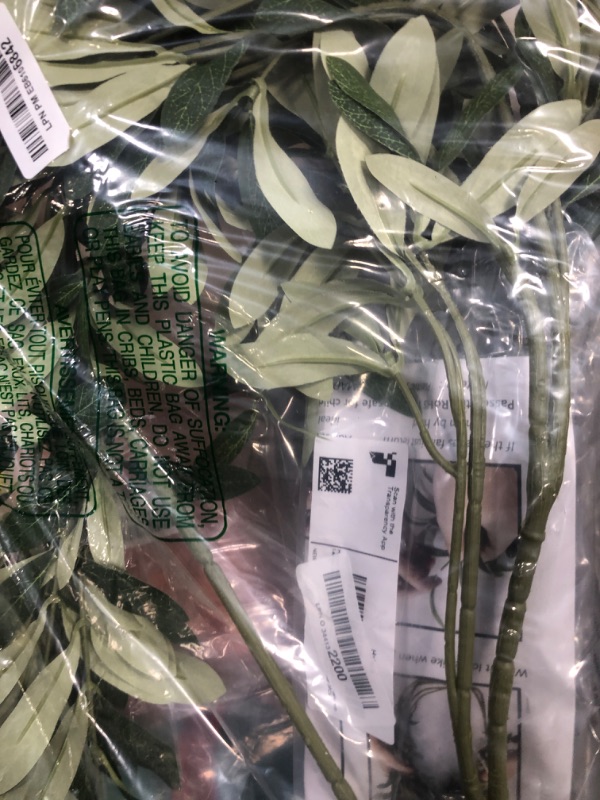 Photo 1 of Heleze 39 Inch Artificial Olive Branch Greenery Stems Fake Plants with 222 Leaves for Vase Faux Olive Branches Home Decor Indoor 2PCS