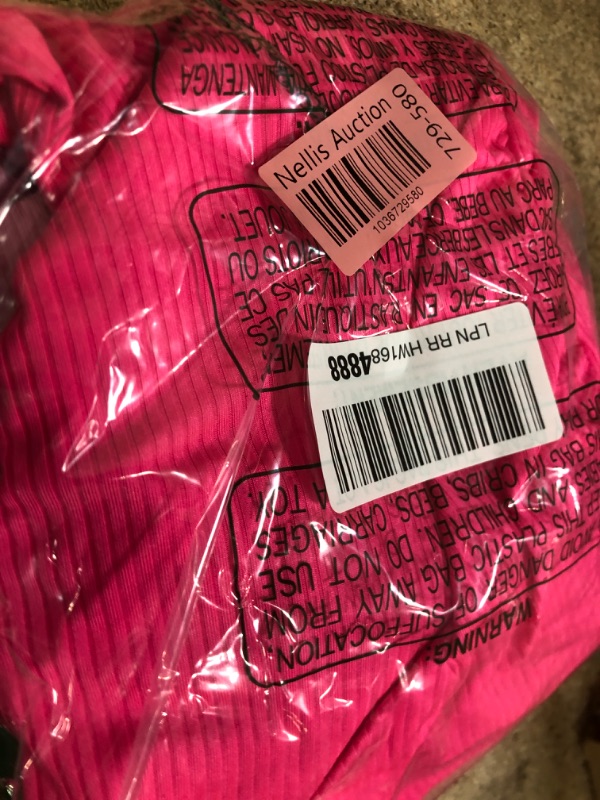Photo 1 of Aleumdr Retro Ribbed Two Piece Tankini Swimsuit for Women Vintage Ruched Top and High Waisted Bottom Color Block Pink Large