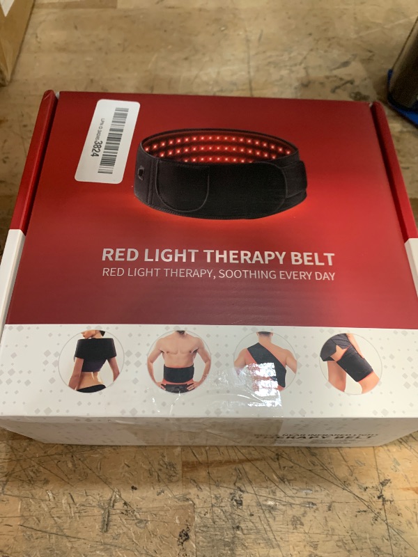 Photo 1 of Red Light Therapy for Body, Infrared Light Therapy for Shoulder Waist Muscle Pain Relief, Upgraded 3 in 1 Led Beads, 660nm Red Light &850nm Near Infrared Light Therapy Belt Wrap Timer Remote Control
