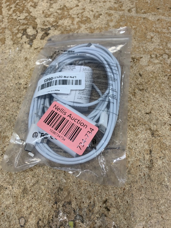 Photo 1 of [2025 Upgraded] 30W iPhone 16/15/14/13/12 Charger Fast Charging Block with 6FT Long C to Type C& Lightning Cable 60W.Fast Charging for All iPhone/iPad and Galaxy Series (White 2)