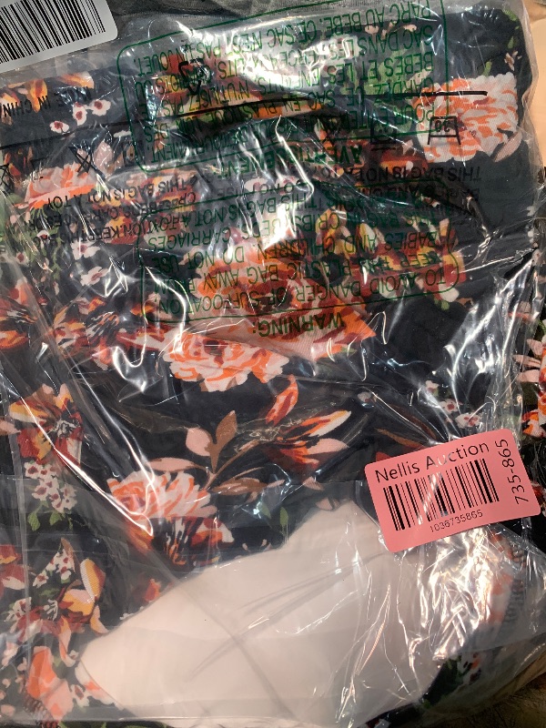 Photo 1 of *ONLY 2* Bearsland Maternity Tops Short Sleeve V- Neck Breastfeeding Shirt Pregnancy Clothes,Deep Grey&Light Grey&Black Flower,S