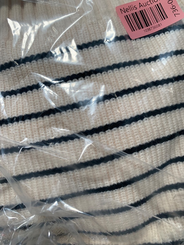 Photo 1 of ANRABESS Women Summer Tank Tops Striped Sleeveless Polo V Neck Knit Sweater Vest Shirts 2025 Trendy Cute Outfits Almond and Black Medium