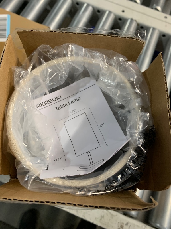 Photo 1 of ***(LIGHT BULB NOT INCLUDED)***AKASUKI Table Lamp for Bedroom, 3 Way Dimmable Touch Lamp with Dual Charging Station, Small Bedside Lamps for Night Stands, Living Room, Office