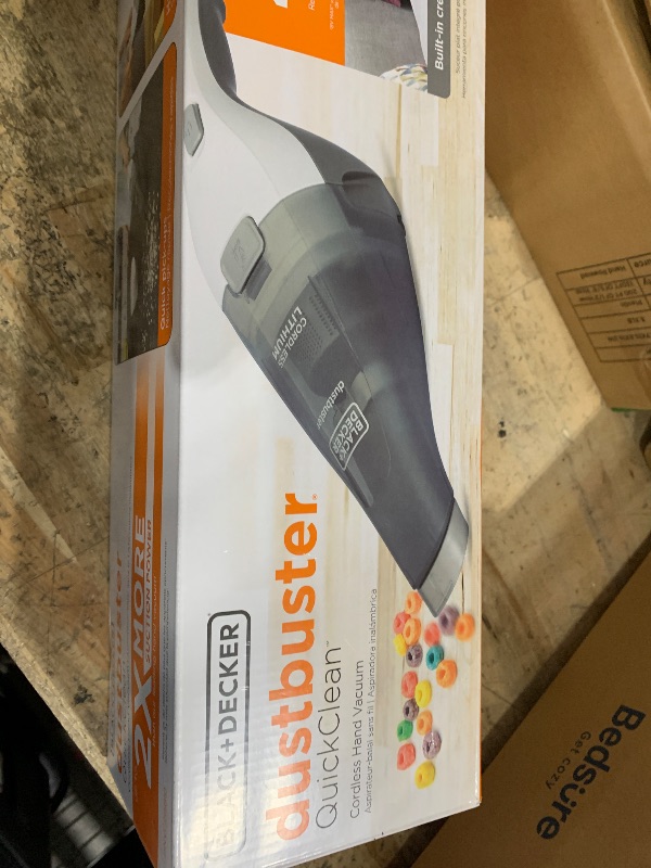 Photo 1 of BLACK+DECKER dustbuster QuickClean Cordless Handheld Vacuum (HNVC215B10)