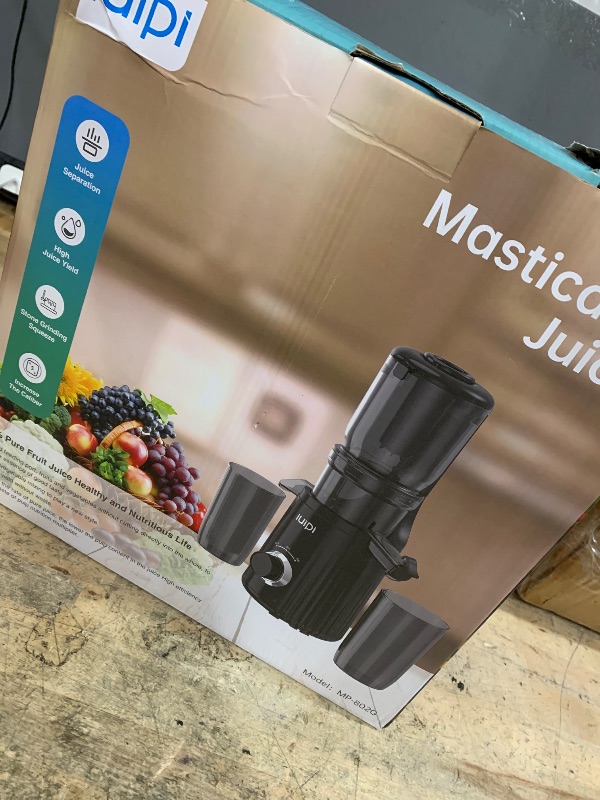 Photo 1 of ***FOR PARTS ONLY/ NON-FUNCTIONAL*** Cold Press Juicer, Slow Masticating Juicer Machines for Whole Vegetable and Fruit, 4.3" Feed Chute, BPA Free, Easy Clean Juice Extractor Machine to Unlock Fresh & Nutritious Juices (Black)