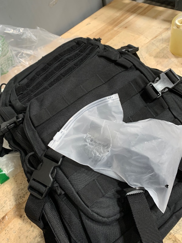 Photo 1 of  Tactical Backpack Waterproof Army Molle Assault Pack Bug Out Survival Bag Backpacking Rucksacks for Outdoor Sport Hunting Hiking Camping Trekking Traveling Black
