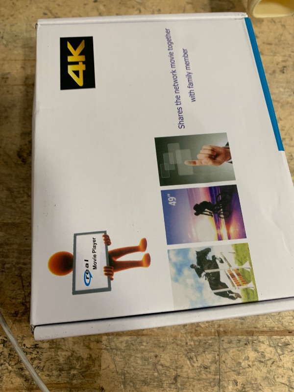 Photo 1 of ByDiffer 4K Ultra HD Digital Media Player, TV MP4 Video Player for USB Drive/Micro SD Card, H.265/HEVC, Digital Signage, Auto Playback, HDMI/AV/Optical Output (Grey)