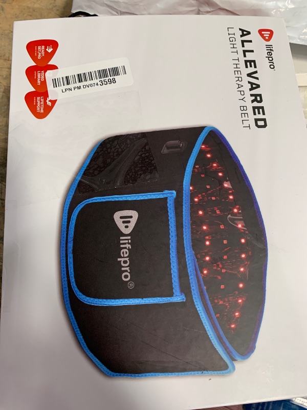 Photo 1 of Lifepro Red Light Therapy Belt - Near Infrared Light Therapy & Red Light Therapy for Body, Relaxing Muscle, Inflammation, Improve Circulation - Infrared Therapy or Infrared Light Therapy Device