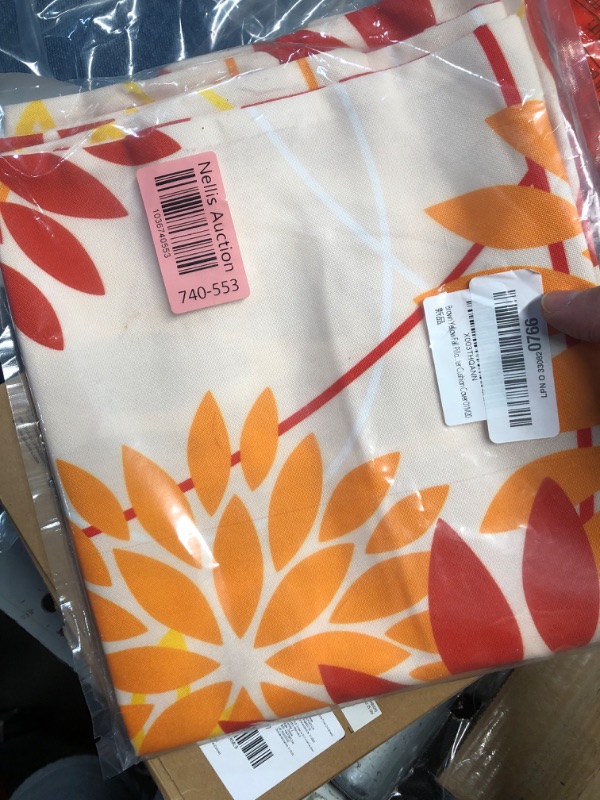 Photo 1 of (USED/FAIR) (BAGGED) Brown Yellow Fall Pillow Cover 20X20 Inch Set of 2 Outdoor Waterproof Floral Brown Decorative Pillowcase Decor for Couch Patio Funiture Garden Print Polyester Cushion Cover 01M20