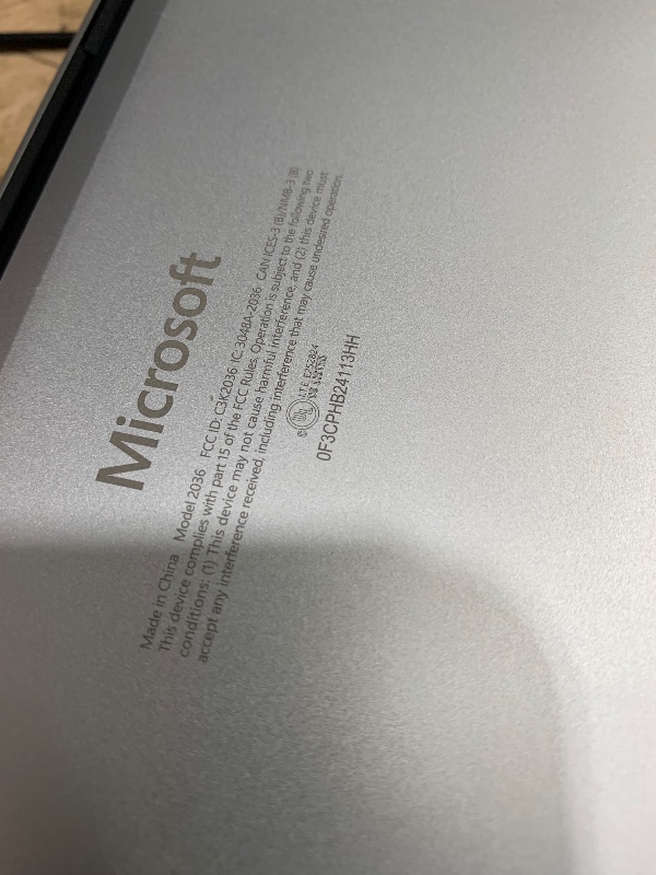 View 3 of Microsoft Surface Laptop (2024), Windows 11 Copilot+ PC, 13.8" Touchscreen Display, Snapdragon X Plus (10 core), 16GB RAM, 256GB SSD Storage, Platinum