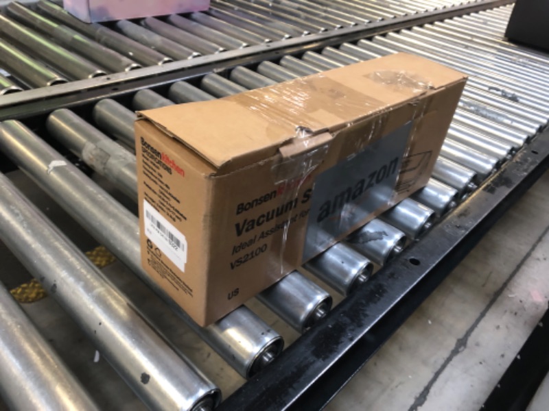 Photo 1 of Bonsenkitchen Vacuum Sealer Machine, Fast-Compact Food Sealer, Multi-Functional Food Vacuum Sealer with 5 Vacuum Bags & Accessory Hose, Technology for High-Speed Continuous Working, Silver