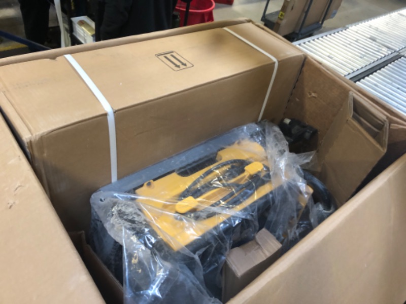 Photo 2 of **SOLD FOR PARTS**
DEWALT (DWE7491RS) 10-Inch Table Saw, 32-1/2-Inch Rip Capacity, Yellow/Black/Silver