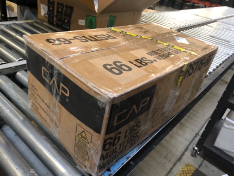 Photo 1 of CAP Barbell 66 lb Multi-Use Adjustable Weight Set - Versatile Dumbbell, Barbell & Kettlebell for Full-Body Workouts | Gray