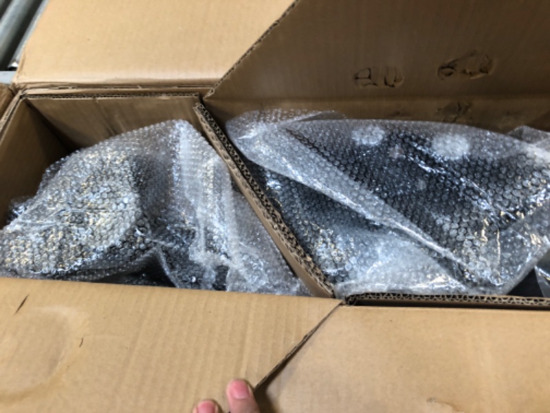 Photo 1 of -MISSING RUNNING BOARDS- Rough Country Power Running Boards with LED Step Lights for Chevy Silverado/GMC Sierra 1500/2500HD/3500HD, Crew Cab (2019-2024) - Dual Motor Electric Powerstep Board & Retractable Truck Steps