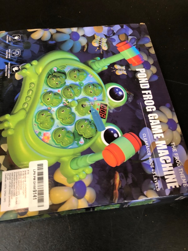 Photo 2 of HopeRock Toys for 2 3 4 5 Year Old Boy,Toddler Toys Age 2-4, Whack A Frog Game,with 5 Modes,45 Levels,9 Music Spray and Light-up, Baby Toy Gifts for Early Learning, Birthday Gift for Toddler Boy Toys